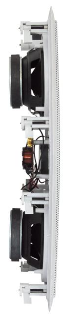 Haut parleur a encastrer 2 voies 70 watts 8 ohms 490x190x70mm