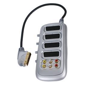 Boitier de commutation peritel 6 - 1 silver hq