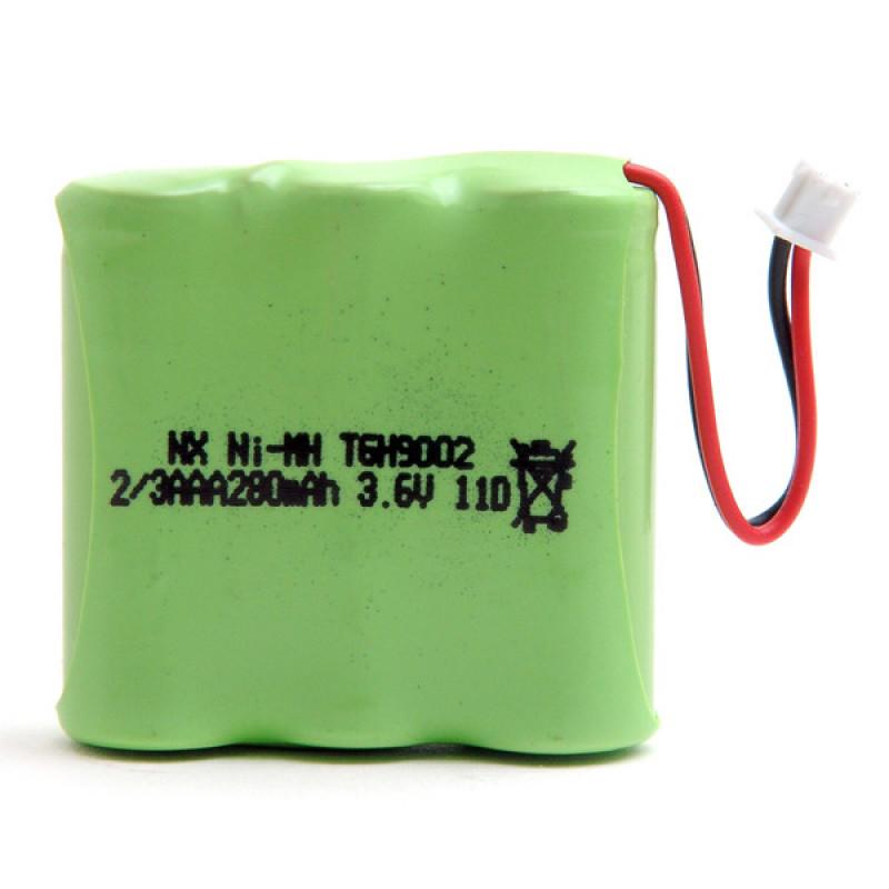 Accu ni-mh 3.6v 300ma 2/3aaa 30 x 10 x 30 mm à souder