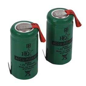 Accu ni-mh 1.2v 600ma 2 /3 r06 2/3aa (14.5 x 29mm) à souder