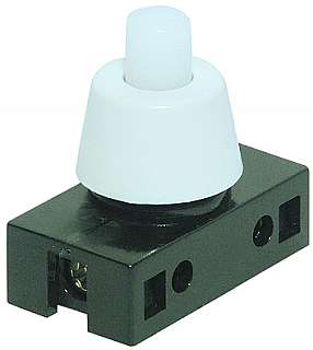 E44-Inter a poussoir 1t tenu 2a/250vac type lampe de chevet