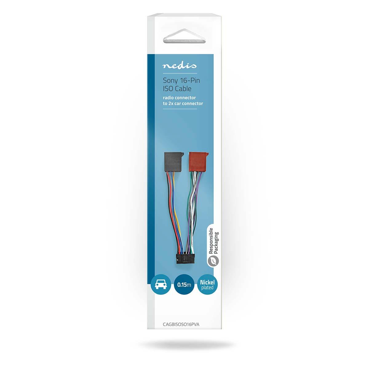 Cable iso pour autoradio sony