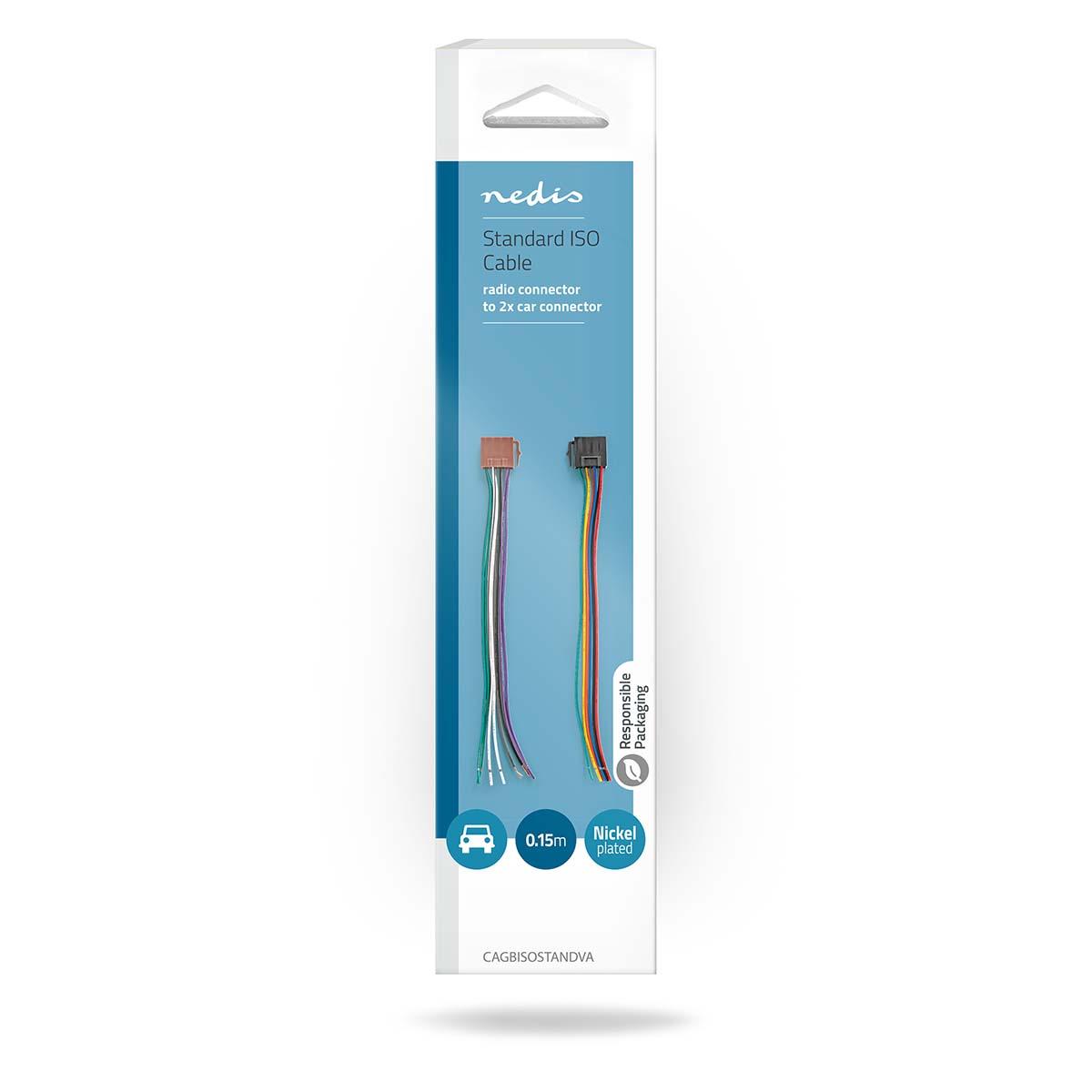 Connecteur adapt iso/universel pour autoradio