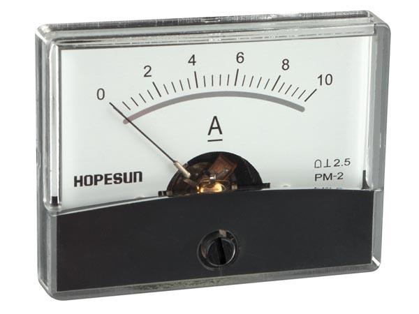 Ampèremètre Ampèremètre de courant, Ampèremètre CC, Ampèremètre,  Ampèremètre analogique