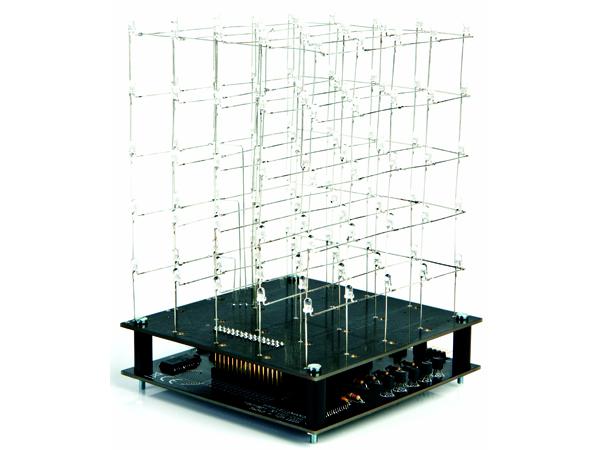 Cube á led 3d - 5 x 5 x 5 (led blanc)