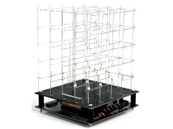 Cube á led 3d - 5 x 5 x 5 (led blanc)