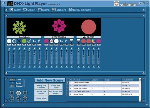 Regie de lumiere dmx via usb