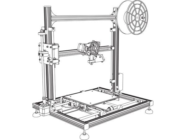 E44-Kit imprimante 3d à 449,00 € (Imprimante 3D)