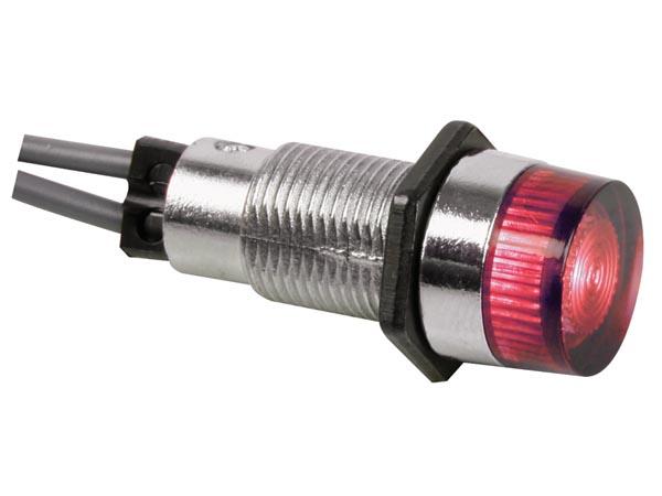 Voyant rond 13mm 12v rouge