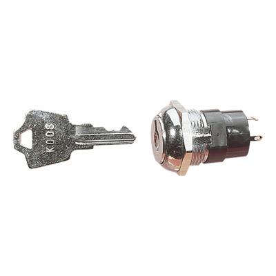 Inter a cle 2 positions 3a 125vac dimensions : 22 x 29 mm percage : 19mm