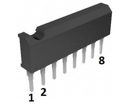 Lin-ic 2xnf-v ucc=9v sip8