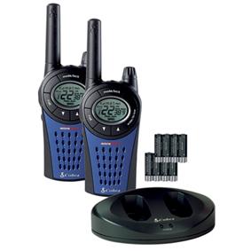 Talkie-walkie 8 canaux avec chargeur portee max: 12 kms (la paire) cobra-mt975 c