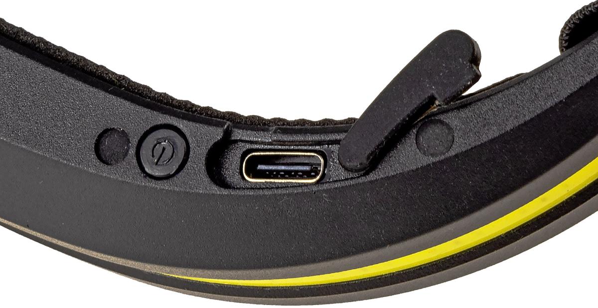 Lampe frontale led avec batterie rechargeable / 5w / 400 lumens / éclairage 230°