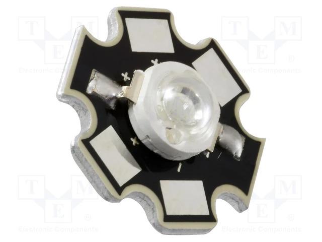 Led de puissance 3w star blanc froid 750ma 6500k 3.4...4v
