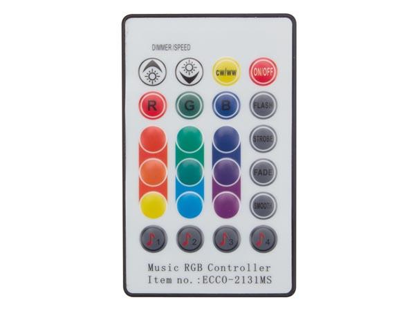 Ensemble de flexible led piloté par musique, contrôleur et alimentation - rvb - 150 led - 5 m - 12 vcc