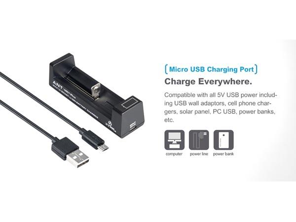 Chargeur rapide pour accumulateurs li-ion 1a