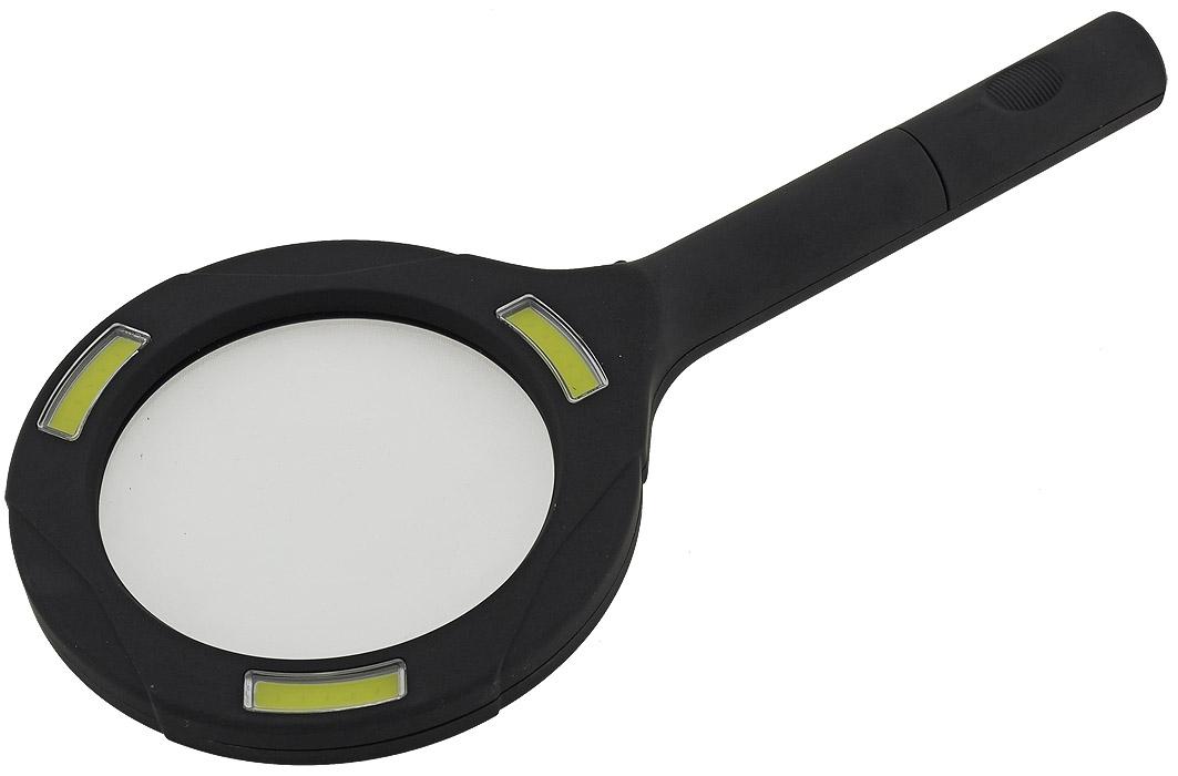 Loupe à main avec éclairage à 3 leds 3 dioptries