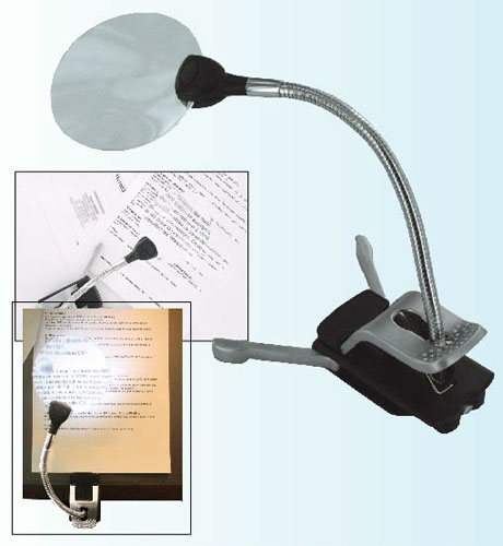 Lampe-loupe à led 2.5 et 5 dioptries