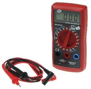 E44-Multimètre  numérique:ohmètre/volmètre/amperemètre/thermometre/frequencemètre/ capacimètre/inductancemètre cat4-600v à 99,90 €
