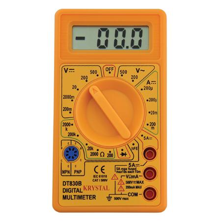 Multimètre Numérique,Multimètre Automatique Numérique,Testeur Electrique  Professionnel,Voltmètre/Résistance/Continuité/Diodes Postuler à  Laboratoires, Usines MNS