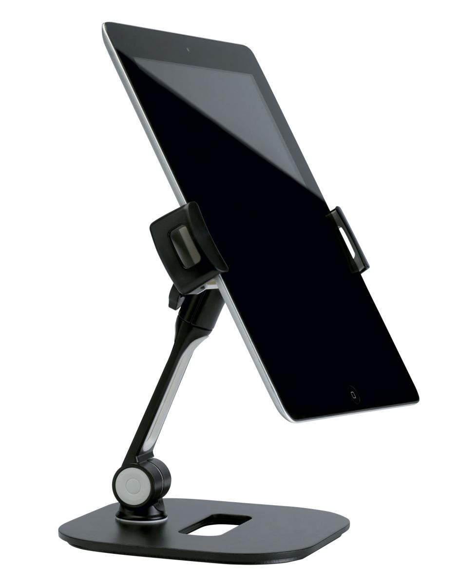 Support en aluminium avec 1 ventouse pour téléphones portables et tablettes
