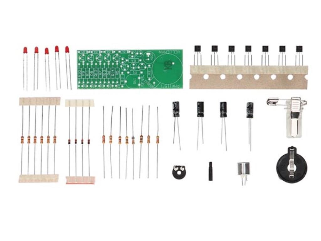 Kit de soudage / vu-mètre / format de poche / 5 led