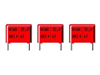 Condensateur mkt 100v 100nf pas 10mm mks4 wima