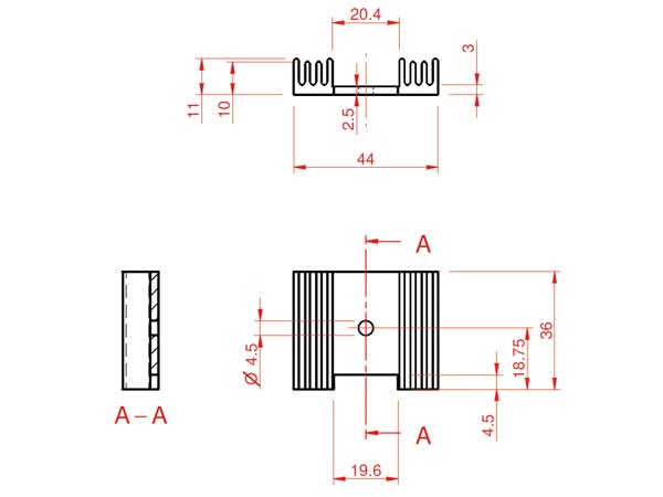 Refroidisseur to22/to3p 10.9°c/w