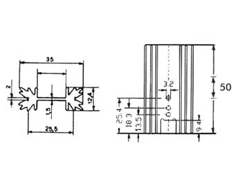 Radiateur to220 6°c/w
