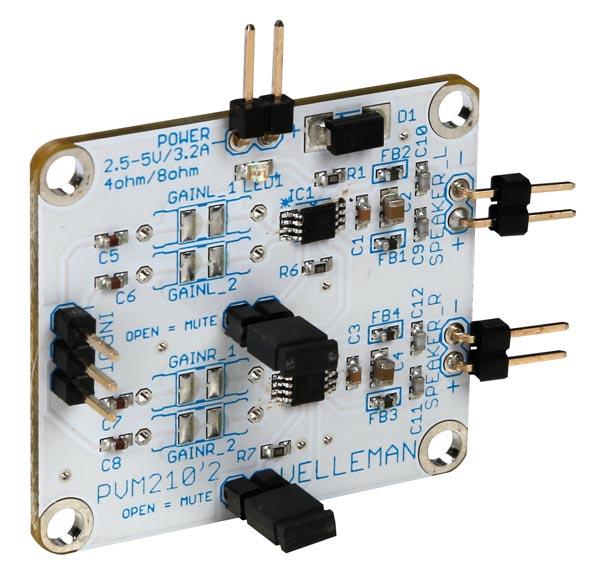 Amplificateur classe d - stéréo 2.8 w