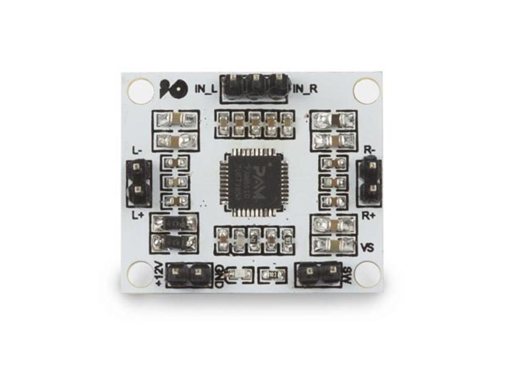 Module d'amplificateur stéréo classe d numérique pam8610 / 10w par canal / reproduction sonore précise / contrôle du volume dc