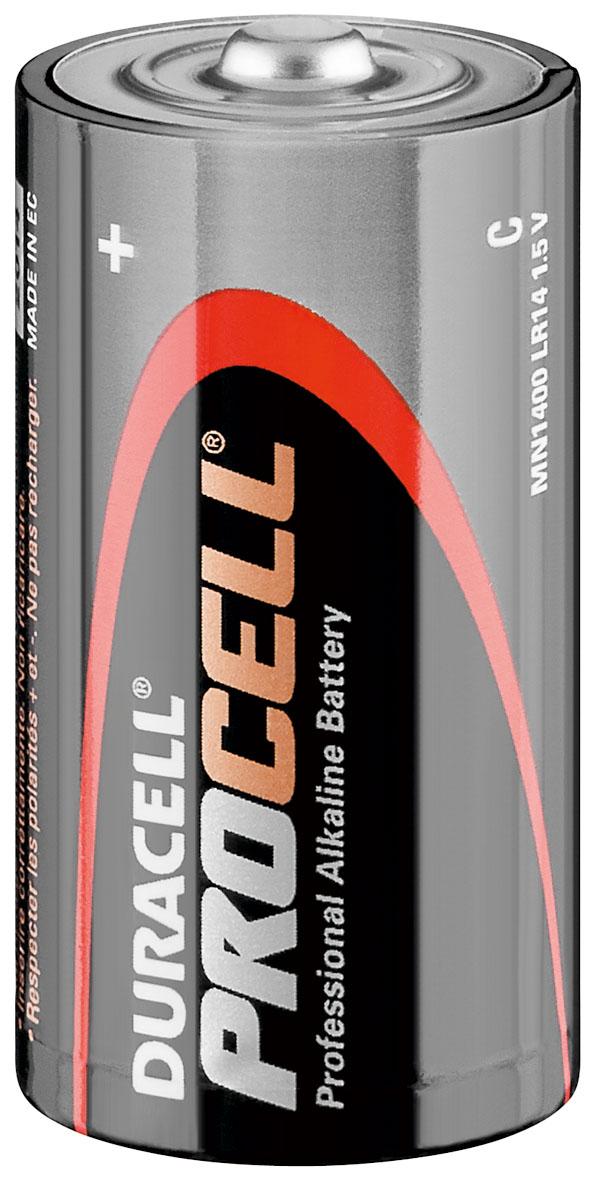 Pile cylindrique alcaline c (r14) high energy duracell pack industriel 10 x pièces