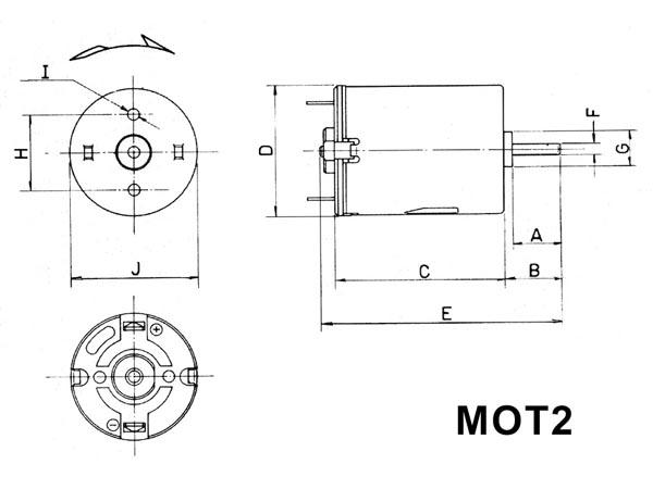 Mini Moteur courant continu 3-6v