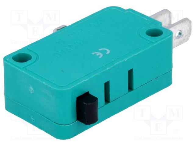 Micro switch nu 1 rt 10a 250v 28 x 16 x 10mm