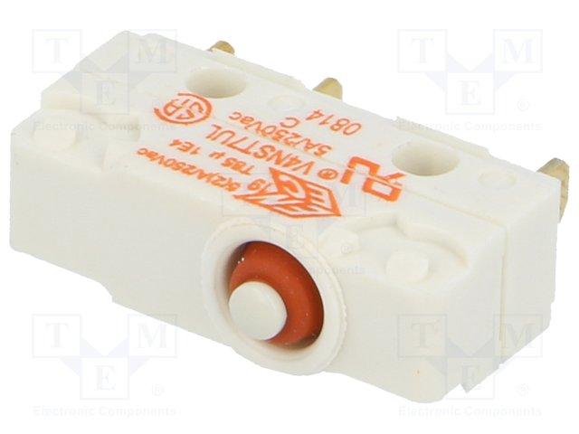 Micro switch nu étanche ip67  1 rt 5a 250v 20 x 10 x 6.4mm