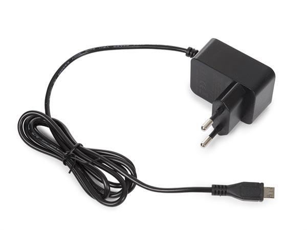Alimentation compacte avec connexion micro usb - 5 vcc - 2.5 a max. - 12.5 w - noir (idéal raspberry 3)