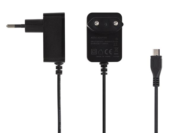 Alimentation compacte avec connexion micro usb - 5 vcc - 2.5 a max. - 12.5 w - noir (idéal raspberry 3)