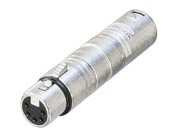 Adaptateur xlr 3p mâle vers xlr 5p femelle neutrik