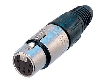 Neutrik - connecteur xlr, 5 points femelle, argente, nickel