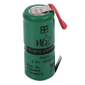 Accu ni-mh 2.4v 300ma avec cosses
