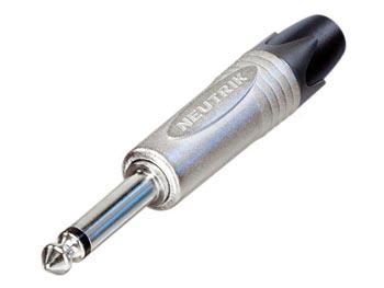 Neutrik - connecteur jack, 2 points mâle mono, 6.3mm, nickel