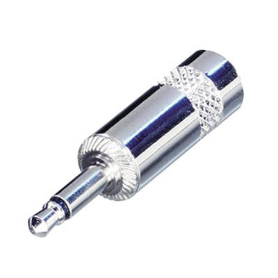 Fiche jack 3.5mm male mono metallique rean - neutrik