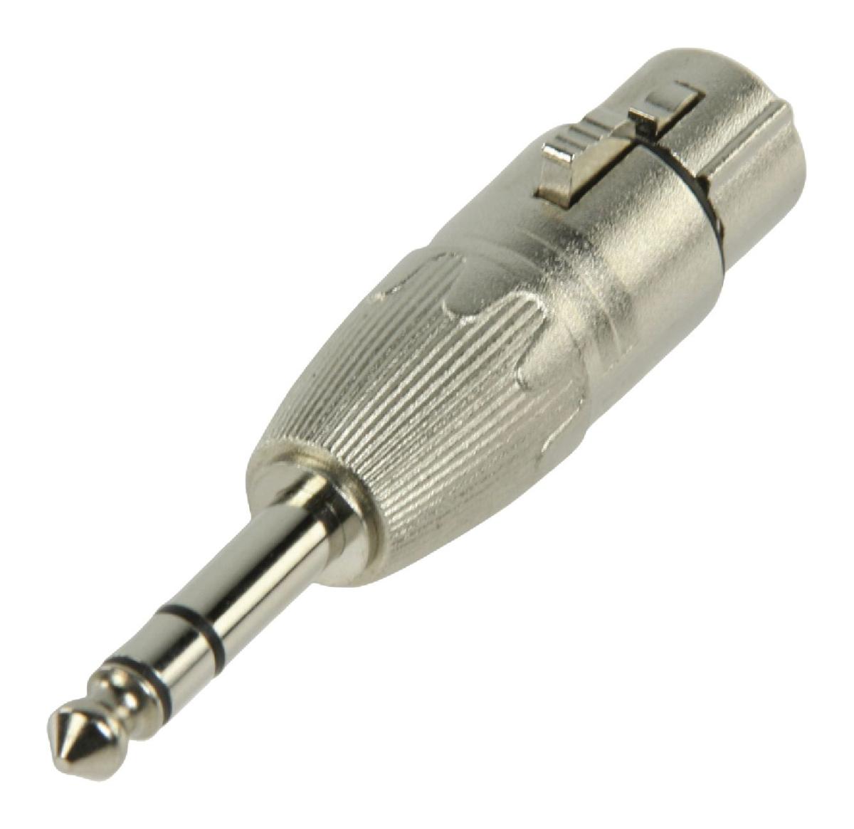 Adaptateur xlr femelle - jack male symetrique