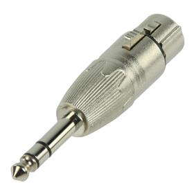 Adaptateur xlr femelle - jack male symetrique