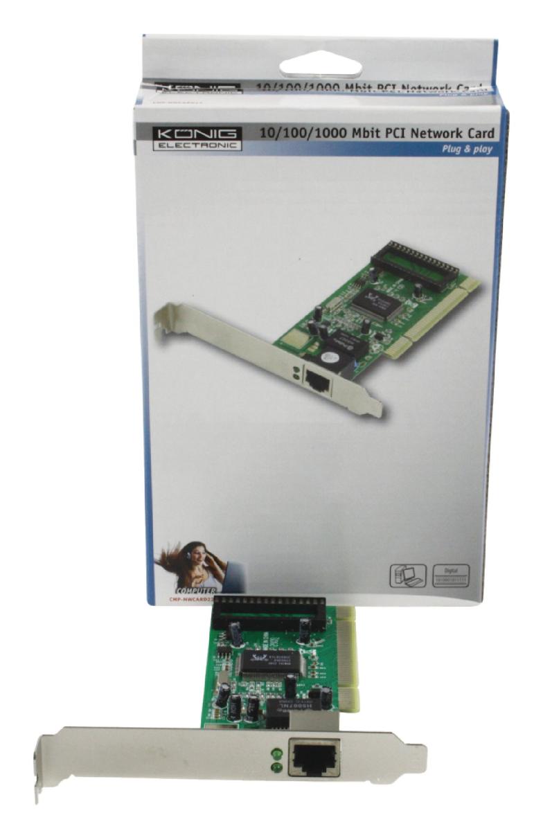 Carte réseau pci lan 10/100/1000 mbit