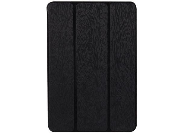 étui avec couverture intelligente et sangle élastique pour apple ipad mini - similcuir noir