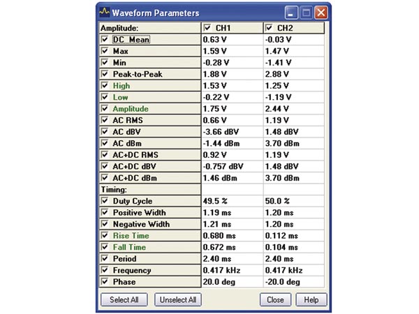 Oscilloscope à 2 canaux pour pc avec connexion usb et générateur