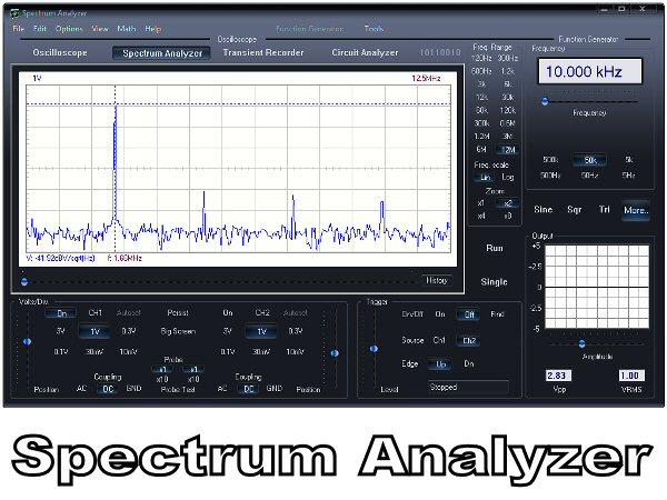 Oscilloscope et générateur de signaux pour pc avec connexion usb
