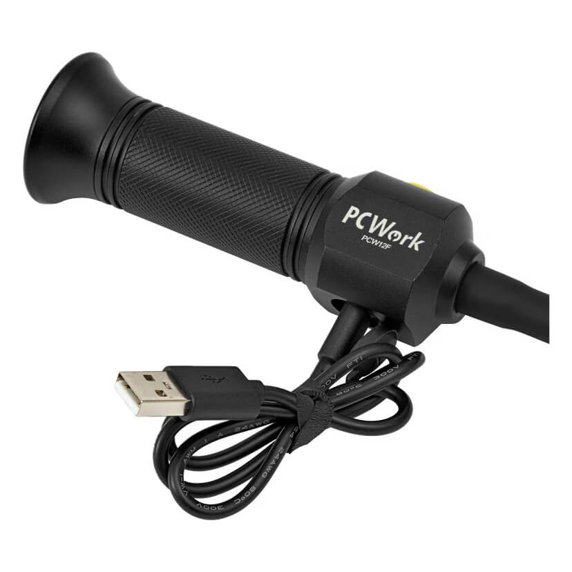 Lampe de travail magnétique à col de cygne, rechargeable, 400 lm