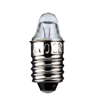 Lot de 10 lampes e10 loupe 2.2v 0.5w 6.5 x2 4mm